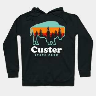 Custer State Park Bison South Dakota Camping Hoodie